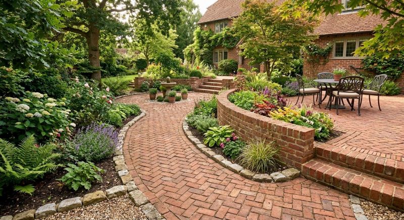 Brick Hardscape Construction in Greenwich, CT
