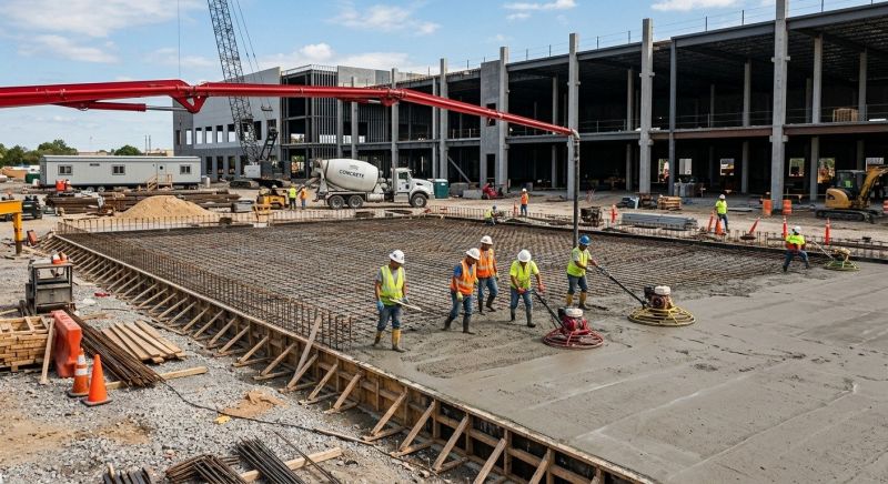Commercial Slab Construction in Lakeland, FL