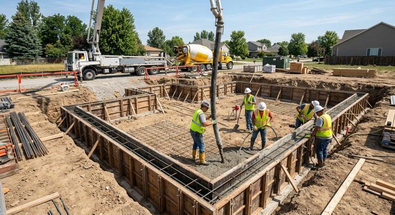 Concrete Foundation Installation in Fort Worth, TX