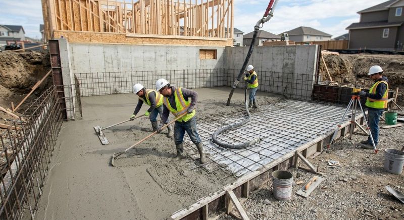 Basement Concrete Installation in Fort Worth, TX