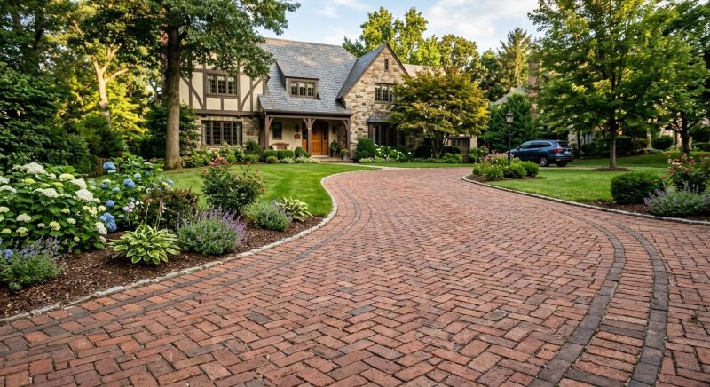Brick Driveway Paving in Boston, MA