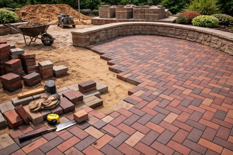 Brick Hardscaping in Framingham, MA