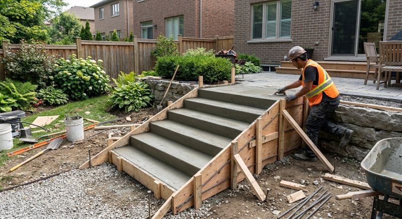 Cement Stairs Installation in Denver, CO