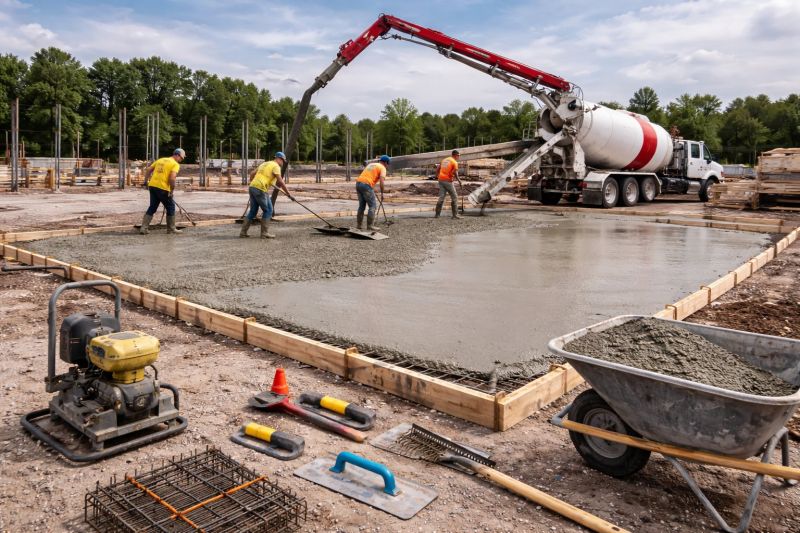 Commercial Slab Construction in San Jose, CA