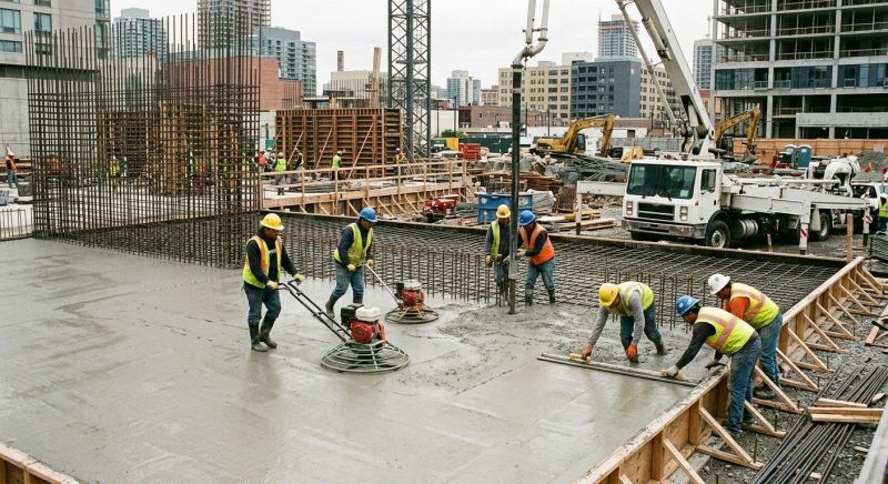 Commercial Slab Installation in Ann Arbor, MI
