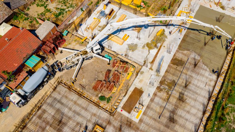 Heavy Equipment Pouring