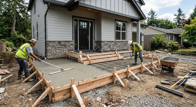 Concrete Porch Construction in Denver, CO