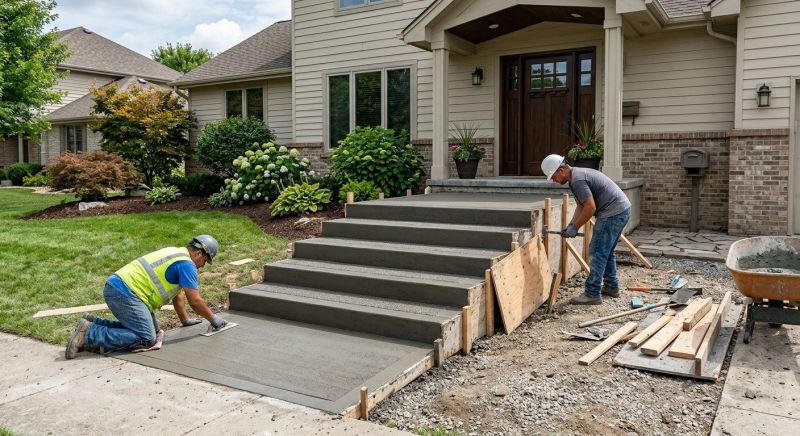 Concrete Stairs Installation in Denver, CO